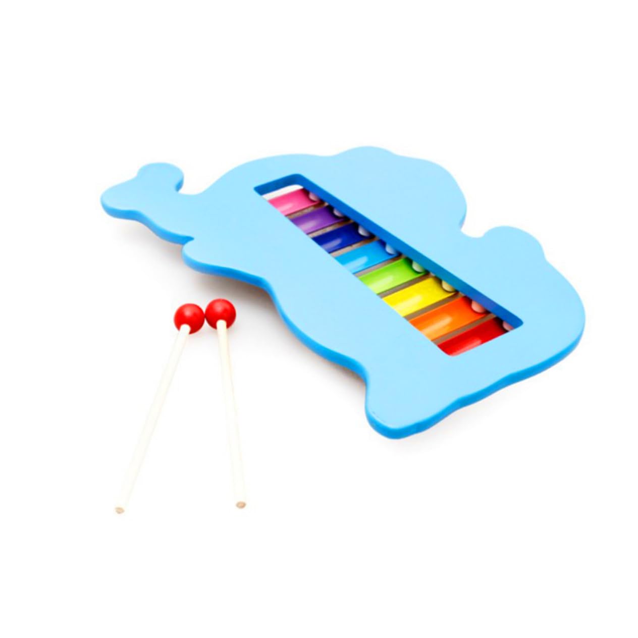 Yardwe 1 Set Wooden Educational Xylophone Set for Boy Girl Eight Tone Musical Instrument Enhance Parent Interaction Developmental Skills Percussion Instrument