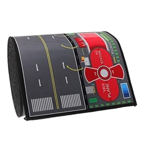 SOPOTUTU Auto-Straßen Spielmatte Teppich für Kinder