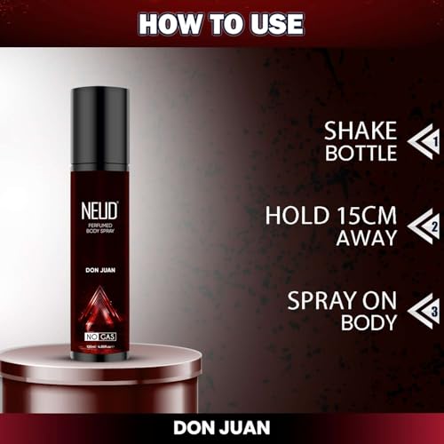 Image of NEUD 120ml Don Juan Deodorant for Men, Perfume Body Spray, Deo Gift Set for Men, Fresh & Long Lasting Fragrance, No Gas - Pack of 1