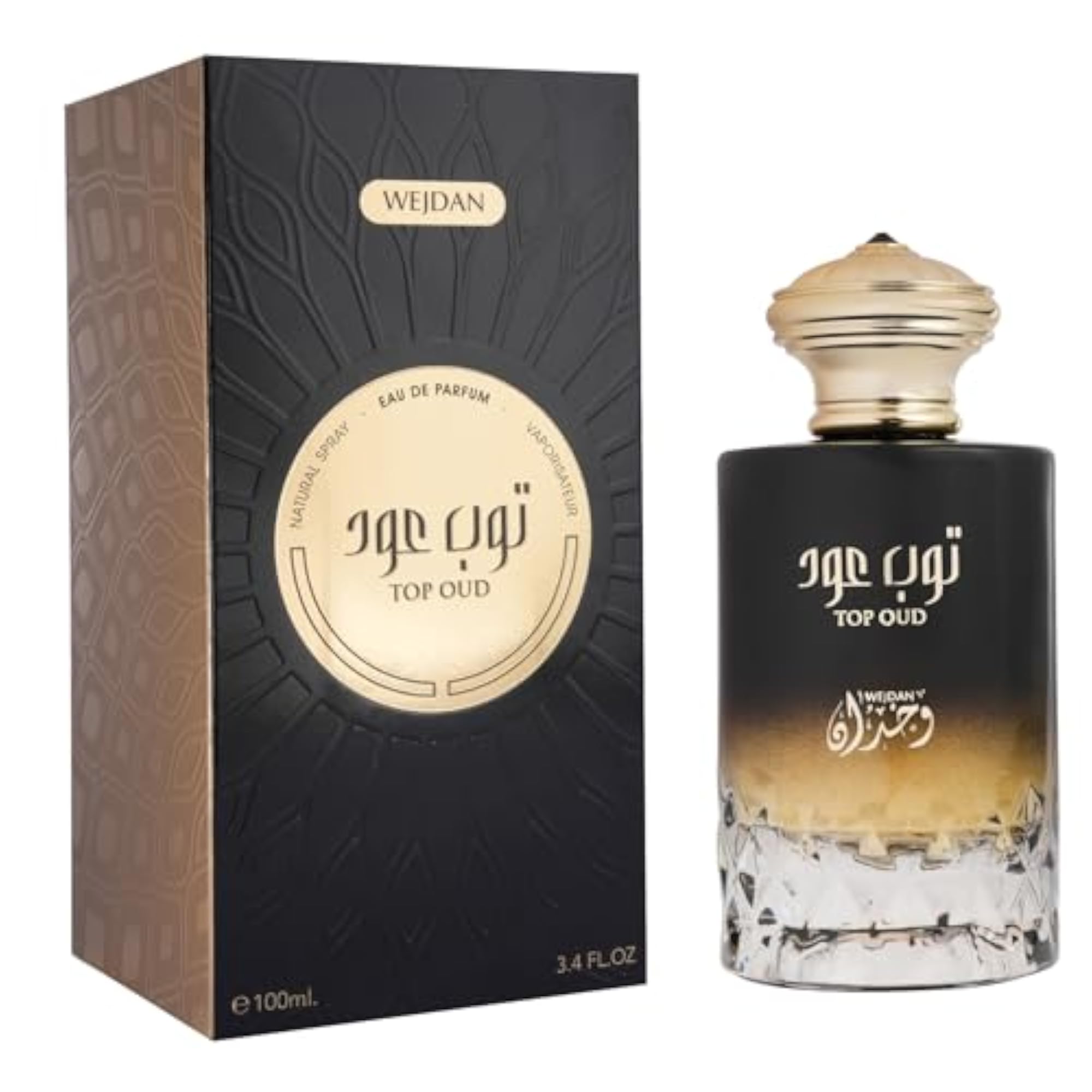 Top Oud Eau De Parfum for Men, 100ml, Luxury
