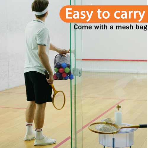 image for Magicorange 20 Pack Racquetball Multi Colored Racquetballs High Bounce