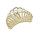 3 Pcs Large Metal No Slip Hair Claw Clips for Women Hair Accessory,3 Pack Hair Catch Barrette Jaw Clamp for Women,Hair Claw Clips Clutcher,Hollow Vintage Strong Hold for Thick Hair,(Gold+Black+Silver)