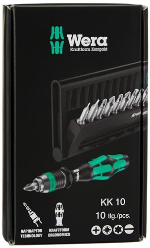 Wera Set Di Cacciaviti Kraftform Compact 10 Pezzi Nero - 5