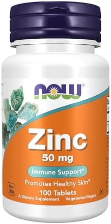 NOW Foods -Zinco 50 mg. - 100 compresse