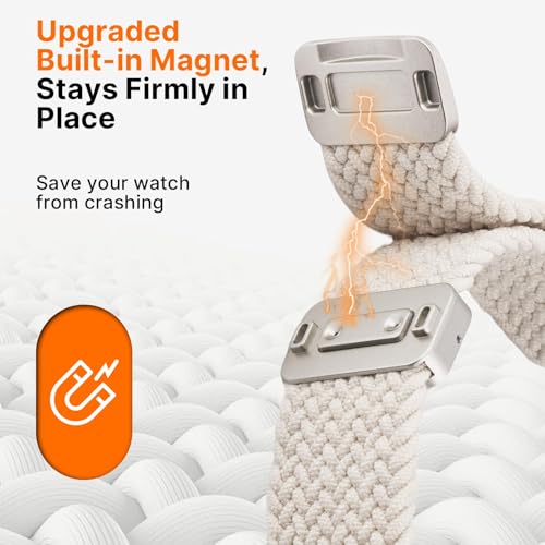 Image of Fullmosa 2 Pack Magnetic Nylon Strap for Apple Watch