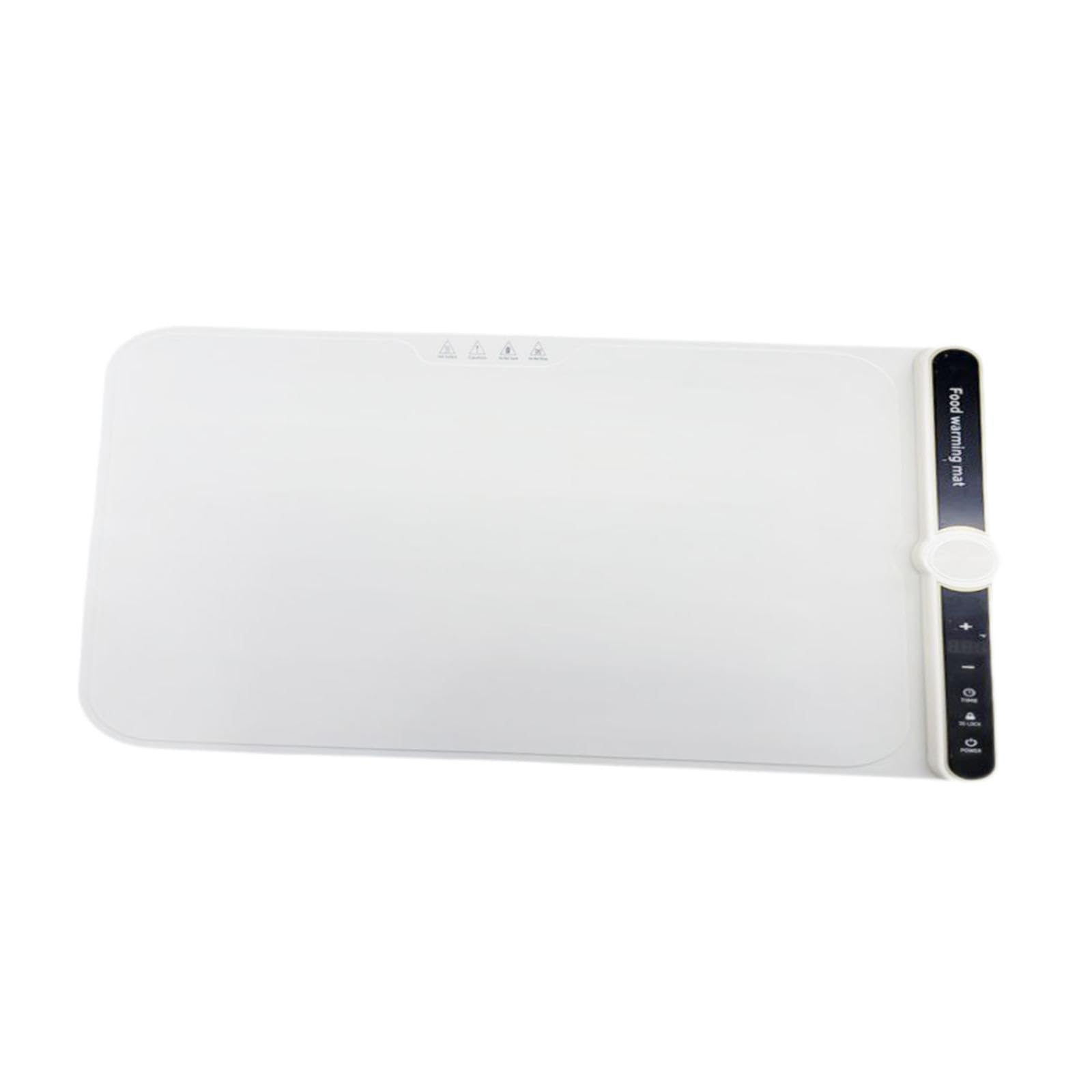 Placa Calefactora Eléctrica, Esterilla Calefactora, Calentador de Alimentos, Material de Calentamiento Rápido Y de Bajo Consumo Energético para Buffet, Amarillo Beige, Individual