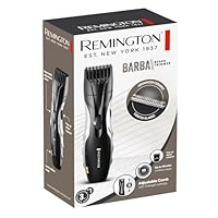 Remington Barba Beard Trimmer (Advanced Ceramic Blades, Pop-up Detail Trimmer, Adjustable Zoom Wheel, 9 Length Settings, Comb Attachment, Cord or Cordless, 40-Minute Runtime) MB320C