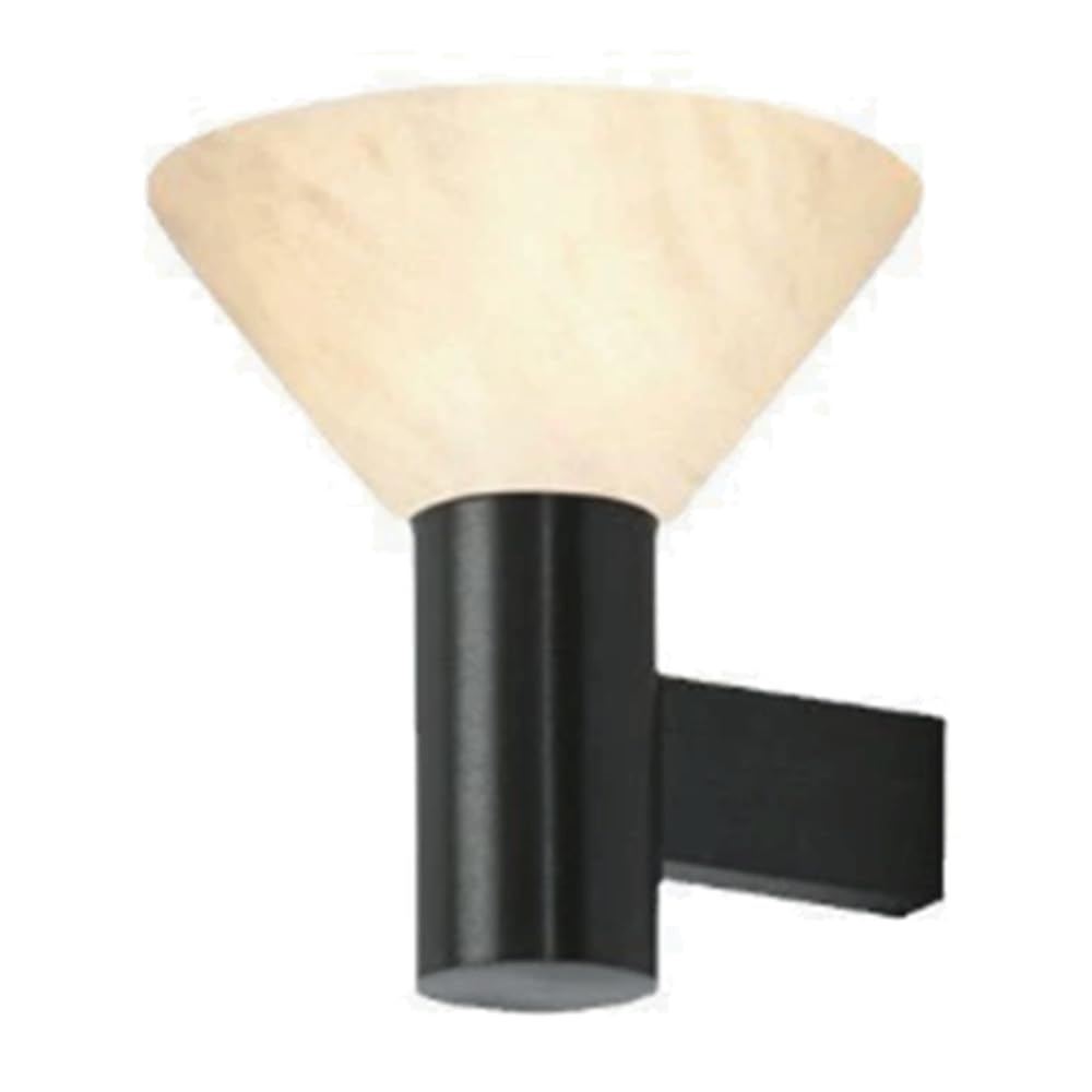 SHUANGZ Mid Century Light Fixtures Natural Alabaster Wall Sconces Bathroom Vanity Light Fixtures White Marble Wall Lighting Stone Metal Base Wall Mount Lamp for Bedroom Living Hallway Hardwired