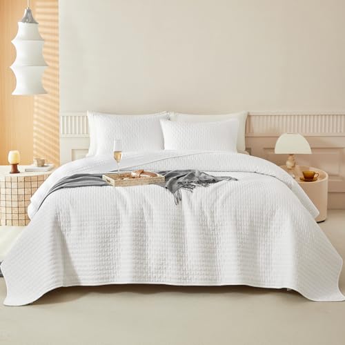 Warmdern White Quilt Set Queen Size thumb #2