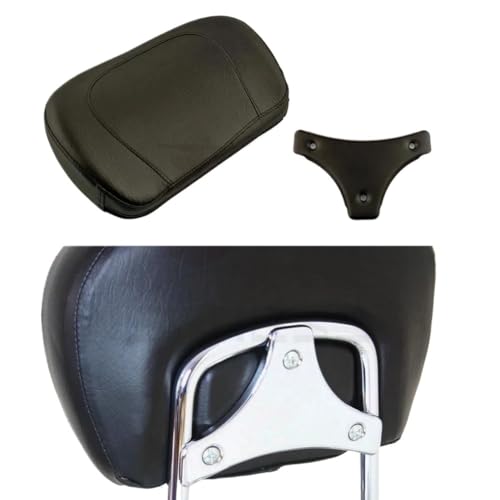 Housse de siege moto noir avec coussin dossier pour Electra Glide 1997-2016 - 2
