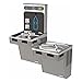 Bi-Level HydroBoost Water Refilling Station W/Filter, Light Gray, HTHB-HAC8BLPV-WF