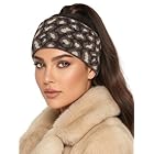 Baesics Stirnband Leo Braun für Damen & Herren – warme & elastische Unisex Ohrenwärmer mit Fleecefutter - One Size Kopfbedeckung