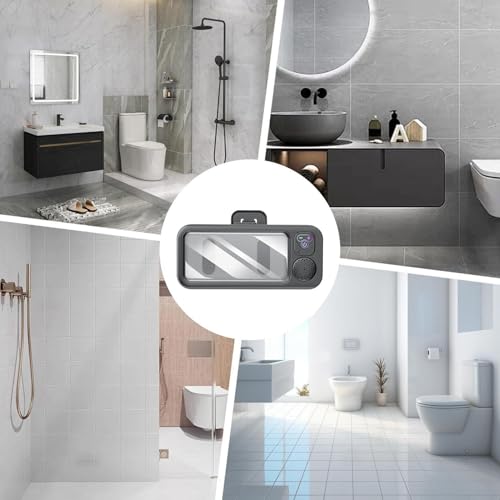 Soporte para teléfono celular de baño impermeable con rotación de 360 6