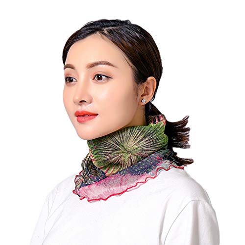 Xiang Ru Foulard Femme Tour de Cou Soie Imitation Protection Solaire Printemps Automne Style #I Cover