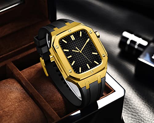 Évitez les rayures sur Apple Watch 45mm avec ce kit boîtier métal antichoc - 3