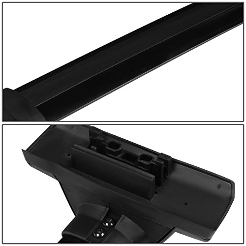 Pair Of Factory Style Roof Rack Top Rail Cross Bars Buggage Cargo Carrier Compatible With Honda Cr-V 2007-2011, Aluminum, Black Powdercoated #TOP3