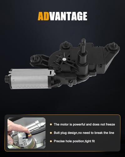 Image of ROADFAR Rear Windshield Wiper Motor Compatible For Saturn For Vue 2008-2010 | Fit For Saturn For Vue 2008-2010|OEM:25963804|96673001|6 Pins
