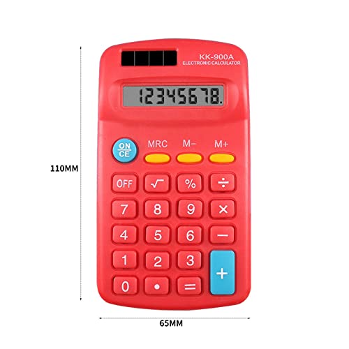 Galand Pocket Size Calculator 8 Digit Display Mini Calculator Accounting Tool Led Large Screen Business Calculator For Desktop Home Office School Students Kids Green #TOP7