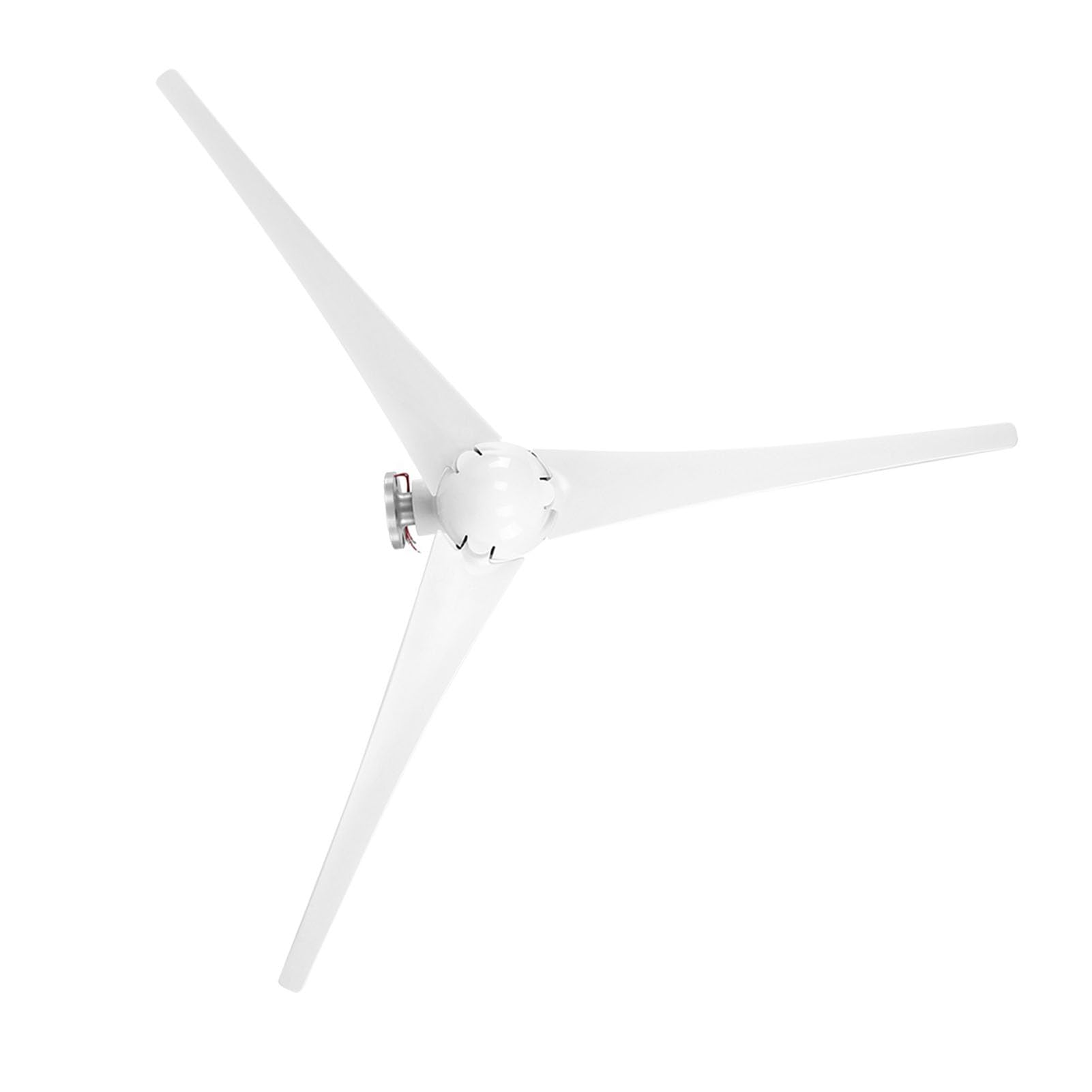 Kit Generatore Eolico di Piccole Dimensioni da 1200 W Ricarica Domestica Efficiente e Uso Marino con Fibra di Nylon a 3 Pale (12V)