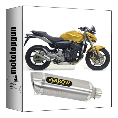 Escape Arrow de aluminio homologado que soluciona el exceso de peso en Honda Hornet 2007-2013
