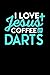 Produktbild I LOVE JESUS COFFEE AND DARTS: 6x9 inches blank notebook, 120 Pages, Composition Book and Journal, perfect gift idea for everyone who loves Jesus, coffee and Darts