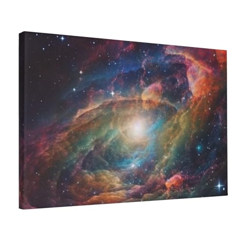 Impression toile galaxie anti-reflet tableau moderne salon et chambre Dwrepo