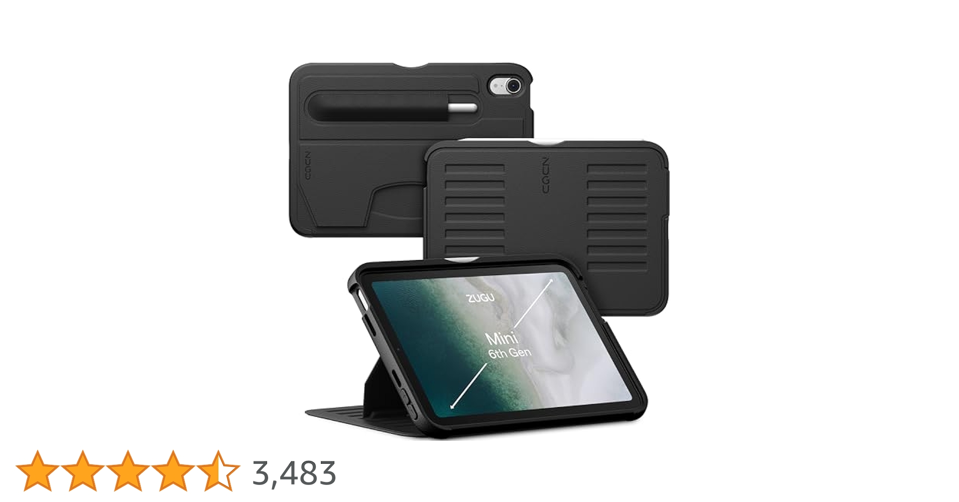 Amazon.co.jp: ZUGU iPad Mini 7 / 6 ケース 2024 (A17 Pro / 第
