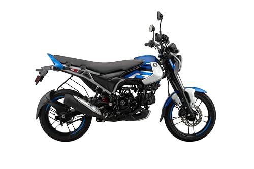 Image of Bajaj Freedom Cng 125 Disk Led Motorcycle /Motorbike - Glossy Carribean Blue - Ex-Showroom
