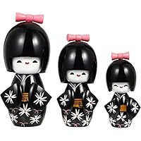 Amazon | 日本人形着物人形コケシ人形桜こけし木製着物人形