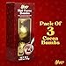 Chocolate Bombs - 3 Pack - Chocolate Bomb Filled with Mini Marshmallows and Cocoa Powder - Makes Large Hot Cocoa Bombs - Fun Party Favor.