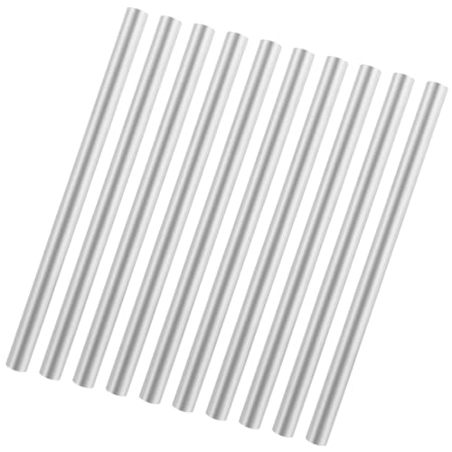 Image of 10PCS 1 /2 Inch Solid Round Aluminum Rod, 6061 T6 Aluminum Bar Stock, 13 inch Long Aluminum Round Stock for Industrial, DIY Craft, New Lathe Bar