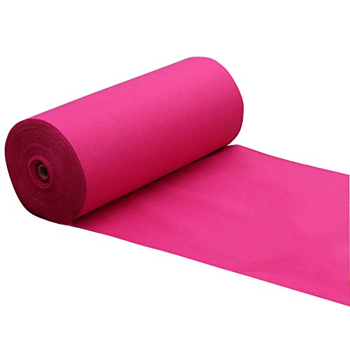 XIN-Carpet Alfombra de la Boda de Rose Red/Escalera de la Etapa de exposición Sala de Estar Tienda Completa Alfombra desechable 1.5mm130g / Metro Cuadrado (10 tamaños Disponibles) Cover