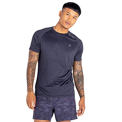 Dare2b Mens Persist T-Shirt, Black Marl, XS EU