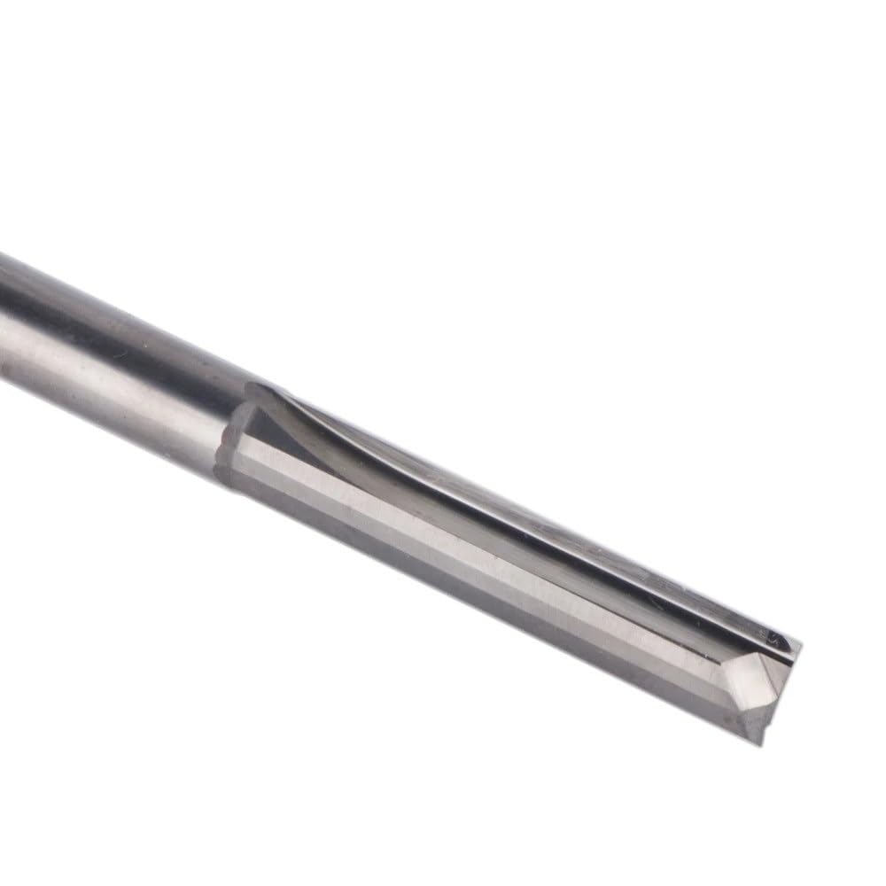 2 szt. Frezy z węglika wolframu - chwyt 3,175 mm, 4 mm, 6 mm, 8 mm 2-ostrzowe proste frezy szczelinowe do grawerowania(ST2F-D6.0-L52)