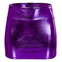Generico Offerte del Giorno Lampo Prime Casa Gonnellina Mare Donna Gonna Corta in Tinta Unita con Gonna A Natica in Pu-Versatile-alla -da Donna Tubino Gonne Taglie Forti Curvy