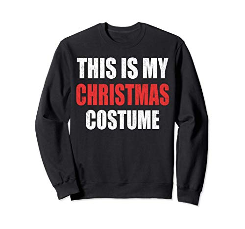 Vintage This Is My Christmas Costume Apparel Funny Retro Felpa
