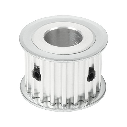 Roue synchrone 20 dents alésage 15mm aluminium pour poulie de guidage 21mm