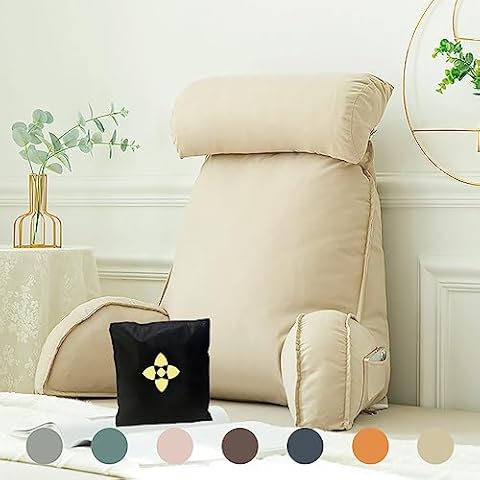 CCTSA Extra-Large Ergonomic Reading Pillow Cover