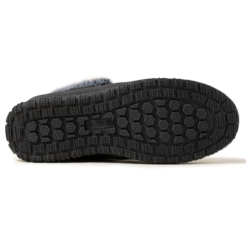 Minnetonka Eagan – Indoor and Outdoor Fuzzy Booties for Women with Heavy Tread Sole and Soft Pile Lining3