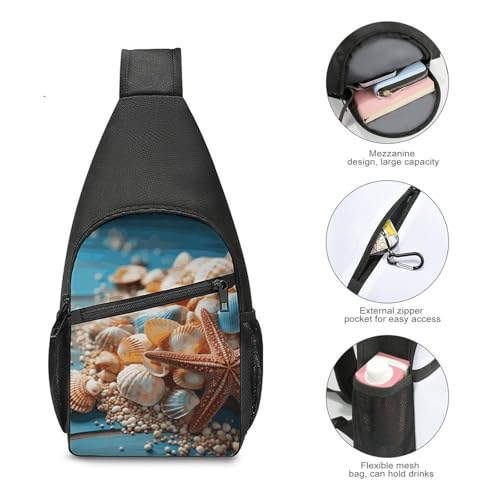 Morrales de senderismo crossbody para mujer y hombre miniatura 5