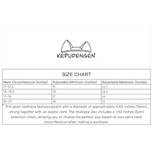 Exquisite and Adjustable Dog Necklace Elegant Pearl Necklace for Dogs Occasions and Gatherings 13145 Inches  Cucciolini Doodles Exquisite and adjustable dog necklace elegant pearl necklace for dogs occasions and gatherings 13 14 5 inches   cucciolini doodles