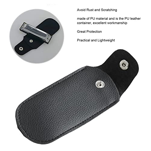 Eulbevoli Sac de Rangement en Cuir pour Harmonica, étui en Cuir pour Harmonica, résistant à l’usure, Pratique pour la fête - Les Beatles, Paul McCartney, John Lennon, RIngo Starr, George Harrison Eulbevoli Sac de Rangement en Cuir pour Harmonica, étui en Cuir pour Harmonica, résistant à l'usure, Pratique pour la fête – Image 3