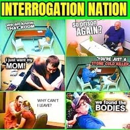 『Interrogation Nation - Full Police Interrogations, Serial Killer Docs and True Crime Investigations』のカバーアート