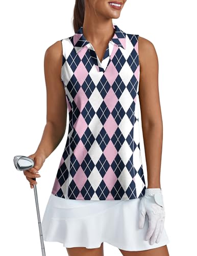 PINSPARK UPF 50+ Golf Tank Top