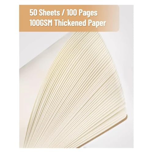 Bloc-notes de voyage à spirale A5 sans lignes pour corriger le manque d'espace de création - 5