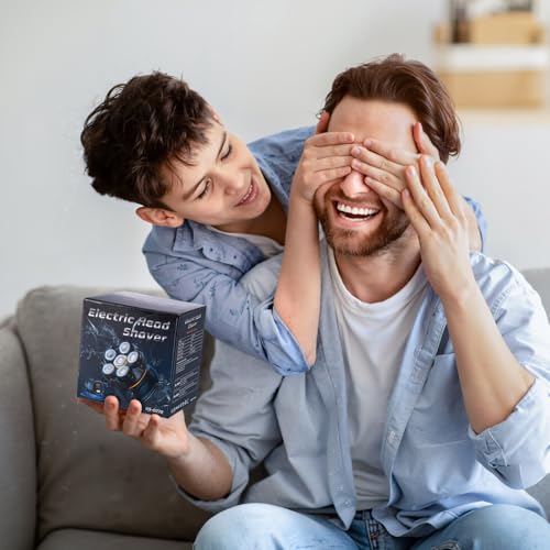 Head Shavers for Men, 6D Magnetic Head Rotating Electric Shavers for Bald Men Cordless IPX7 Waterproof Wet & Dry USB Rechageable 180min Use Time LED Display Razor Beard for Home, Office, Travel - Image 6