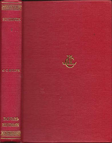Suetonius: The Lives of the Caesars, Vol. 1 (Lo... 0674990358 Book Cover