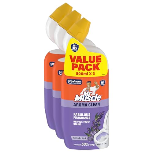 Mr Muscle Toilet Cleaner Lavender 500ml (Pack of 3)