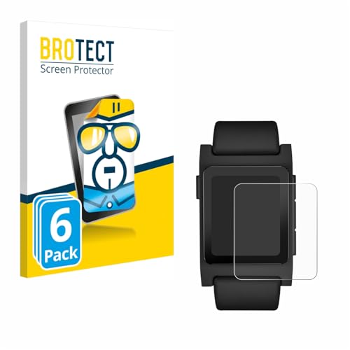 brotect Screen Protector compatible with Pebble 2 Duo 2025 (6 Pack) - HD-Clear Protection Film