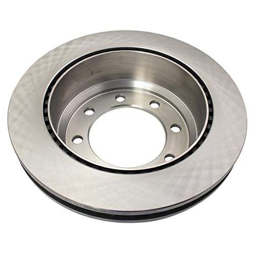 Image of TRQ Rear Brake Pad and Rotor Set Semi Metallic Vented Rotors | For 2008-2014 Ford E-150 2008-2014 E-250 2008-2022 E-350 Super Duty